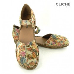 Květované dámské sandálky...
